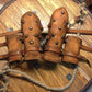 Viking leather bracers