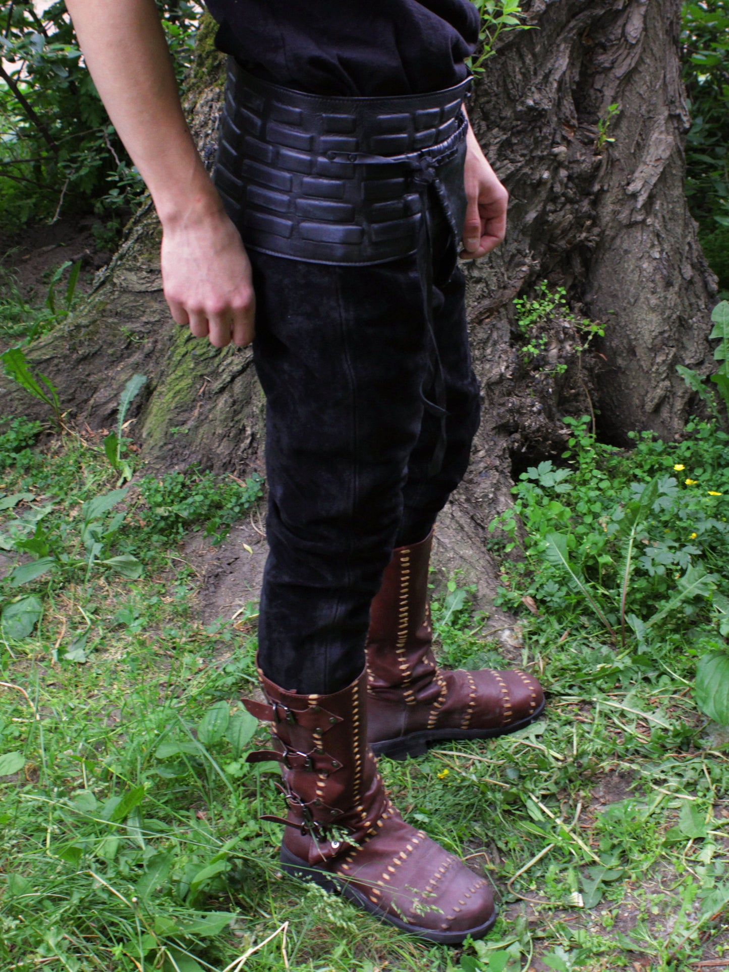 Viking leather trousers