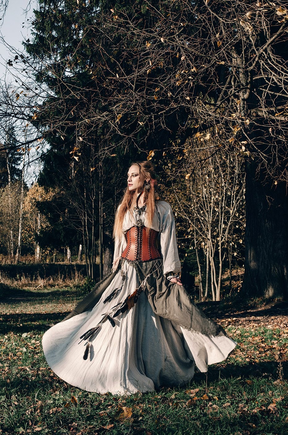 Elven Fantasy Wedding Fern Leaf Girdle Belt, Forest Fairy Chain, Medieval  Renaissance Girdle, Woodland Rustic Costume Dress Jewellery -  Australia