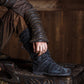 Ragnar black leather boots (Vikings)