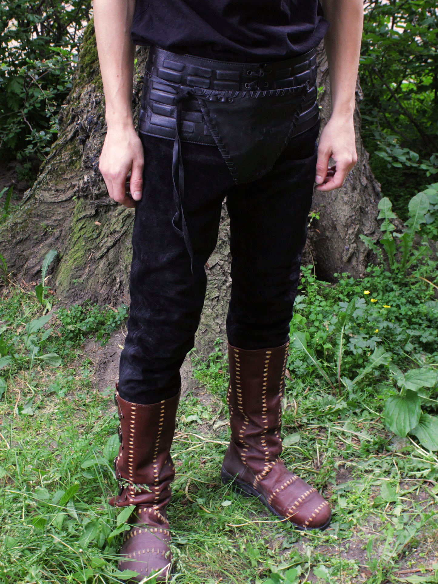 Viking leather trousers