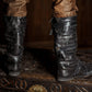 Ragnar black leather boots (Vikings)