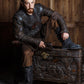 Ragnar black leather boots (Vikings)