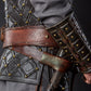 Medieval leather bracers for Larp