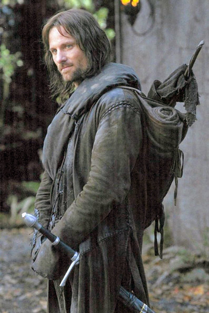 Aragorn duster strider leather jacket