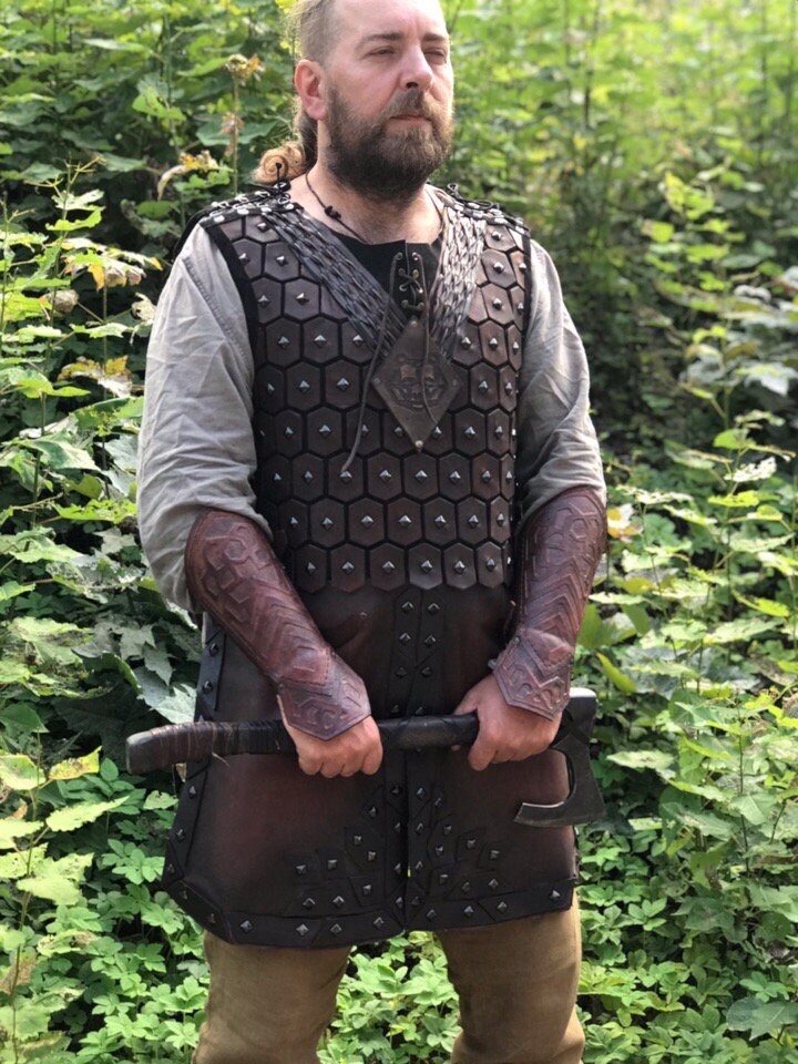 Lamellar leather armor "Bear"