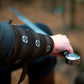 Medieval leather bracers for Larp