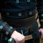 Medieval leather bracers for Larp