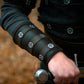 Medieval leather bracers for Larp