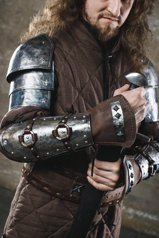 Knight steel arm armor