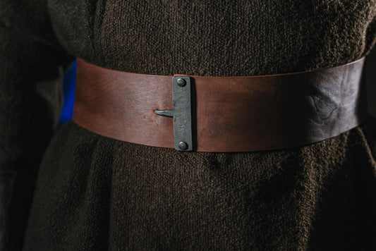 ✓ Warrior Broad Waist Belt Handcrafted from Genuine Leather - Medieval Shop  at MedieWorld