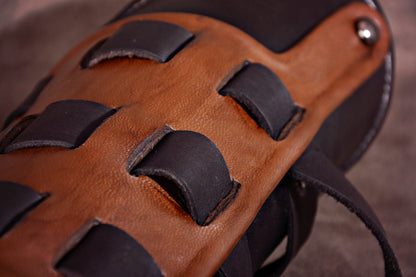 a pair of shoes sitting on a chair 