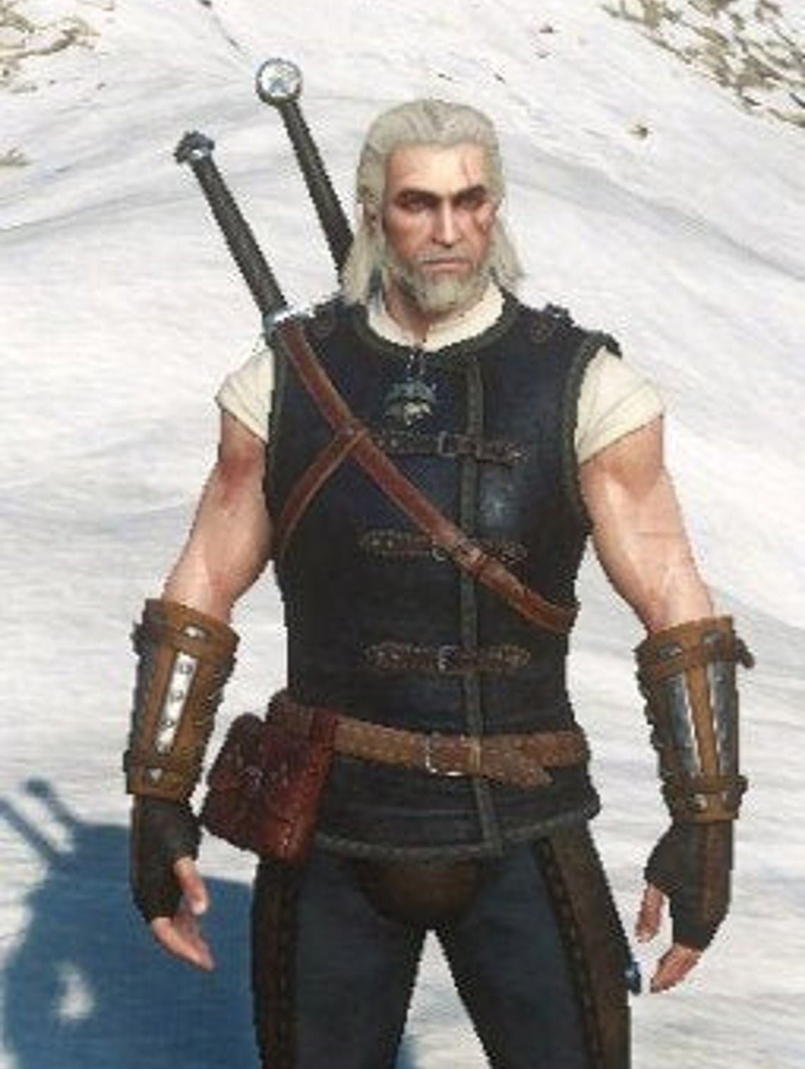 Hexer Geralt von Riva Katzenschule Weste