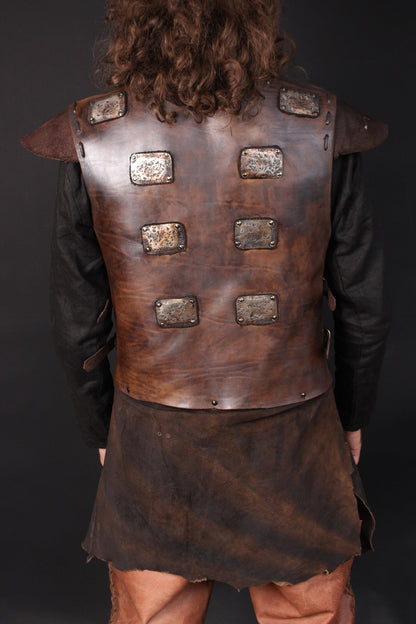 Viking larp leather armor