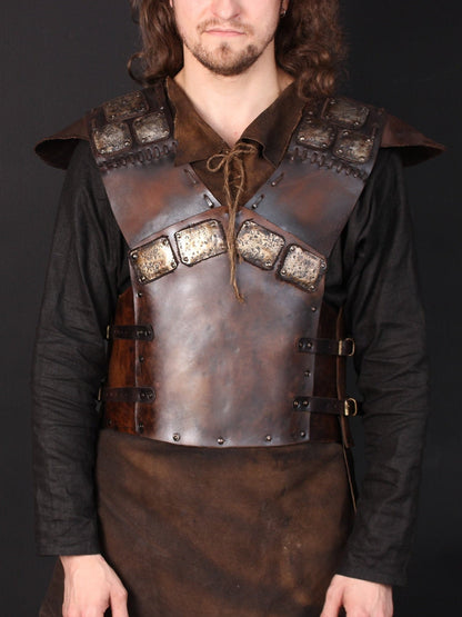 Viking larp leather armor