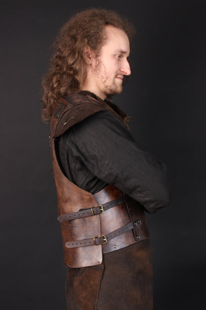 Viking larp leather armor