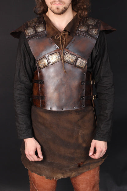 Viking larp leather armor