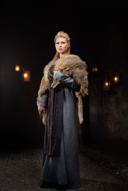 Lagertha Leinenkleid (Vikings)