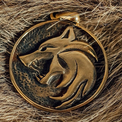 Witcher Wolf Pendant