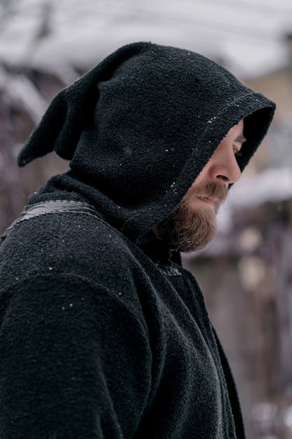 Ragnar wool jacket with hood (Vikings)