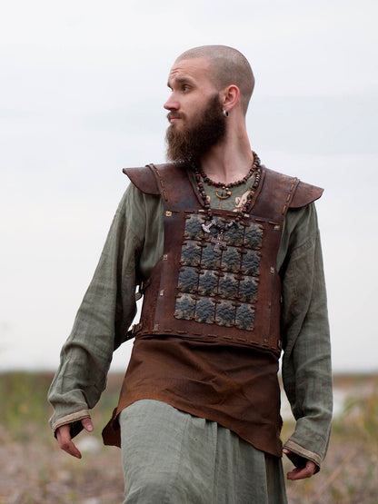 Viking larp leather armor