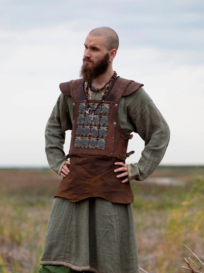 Viking larp leather armor