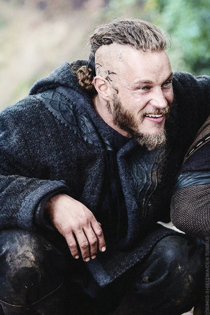 Ragnar Wolljacke mit Kapuze (Vikings)