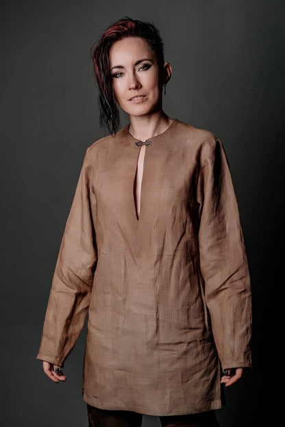 Medieval viking linen tunic