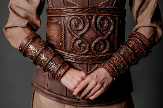 Porunn wide corset belt (Vikings)