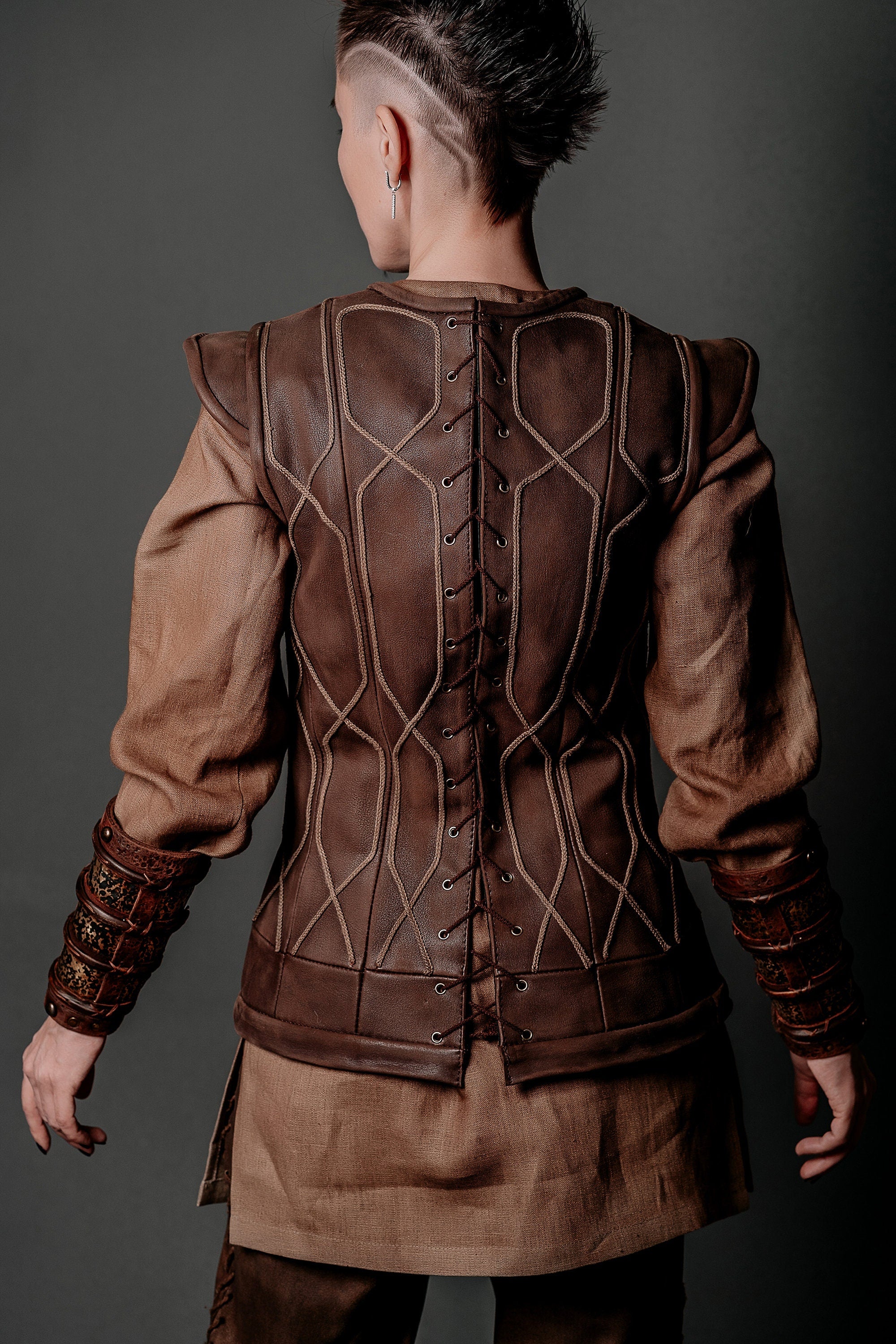 Leather vest outlet armor