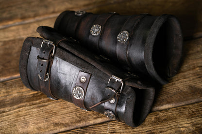 Uhtred larp leather bracers (Last Kingdom)