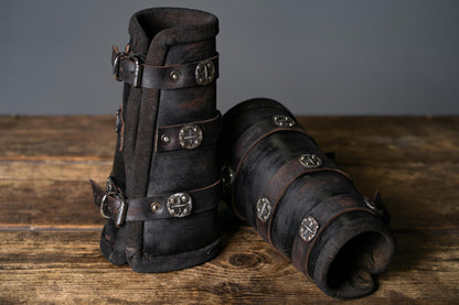 Uhtred larp leather bracers (Last Kingdom)