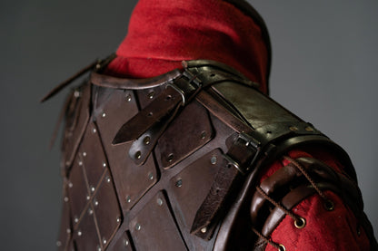 Larp leather brigandine