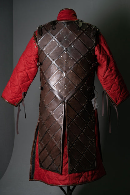 Larp leather brigandine