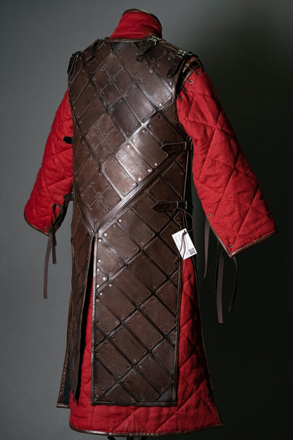 Larp leather brigandine