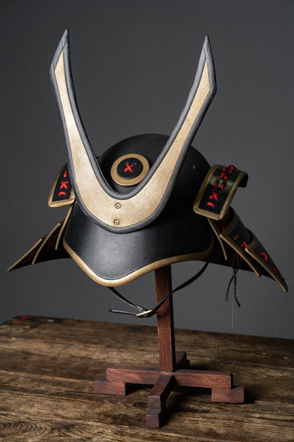 Samurai metal helmet