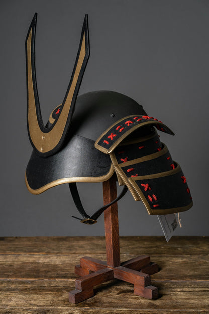 Samurai metal helmet