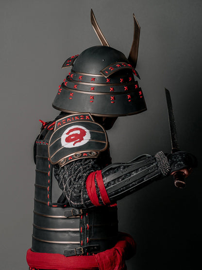 Samurai metal helmet