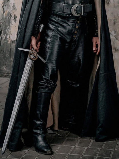 Geralt cosplay leather trousers (Witcher)