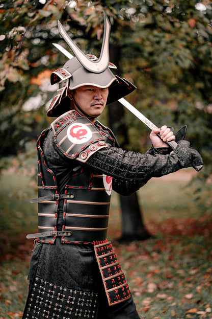 Japanese Samurai steel armor (Ghost of Tsushima)