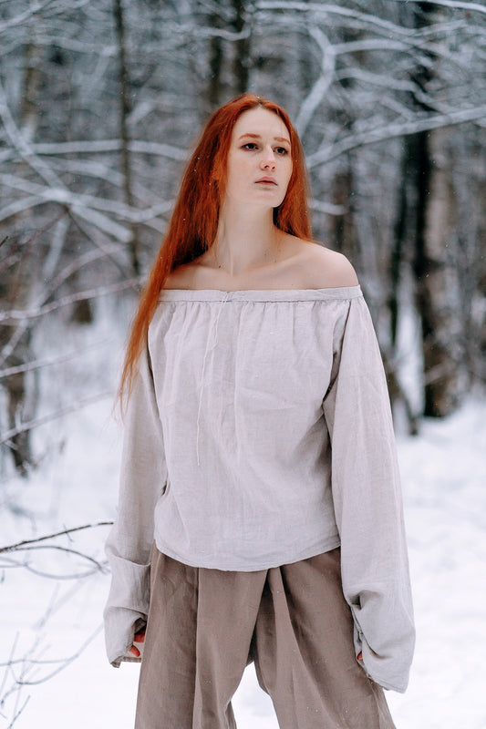 Medieval viking cotton underdress "Frigg"