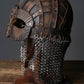 Viking vendel leather helmet