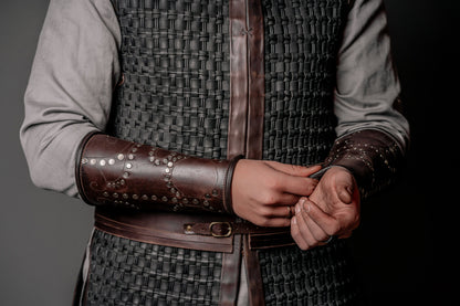 Uhtred leather bracers (Last Kingdom)